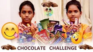 Epic Chocolate Eating Challenge | Dairy Milk Silk Chocolate Eating Competition | Divya Vs Rajasri