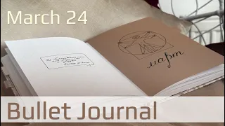 Plan with me March 2024 Renaissance theme | Оформление марта 2024 в стиле Возрождения #bulletjournal