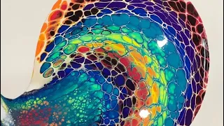 GIANT rainbow CELLS! Open cup pour with silicone! Easy way for BIG CELLS!