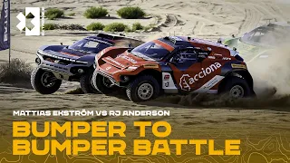 Was this the closest Extreme E race ever?! | Mattias Ekström hunts down RJ Anderson | Extreme E