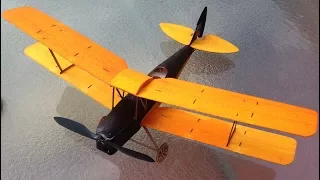 MinimumRC Radio Control Ultra Micro Tiger Moth Maiden Flight