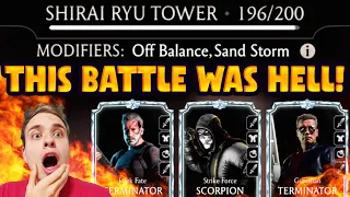 MK Mobile. Battle 196 in Fatal Shirai Ryu Tower MADE ME SUFFER! This is How You Beat It!