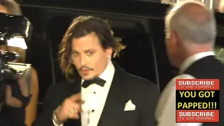 Johnny Depp and Amber Heard outside the Palm Springs International Film Festival Film Festival Award