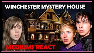 Sam and Colby Reaction - Winchester Mystery House | MEDIUMS REACT to a Spiritual Genius! | PT1