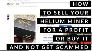 How to Sell Your Helium Miner For a Profit or Buy it and Not Get Scammed