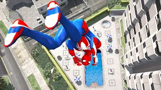 GTA 5 Water Ragdolls Thug Life #152 Spiderman vs Joker​ Funny and Epic Moments (GTA 5 WINS & FAILS)