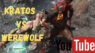 GOD OF WAR 4 || TWIN WULVER WEREWOLF BATTLE || PC GAMEPLAY @1440P