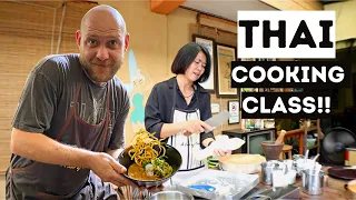 AMERICAN CHEF Tries The BEST THAI COOKING SCHOOL In Chiang Mai! 🇹🇭 Thailand Vlog 2023