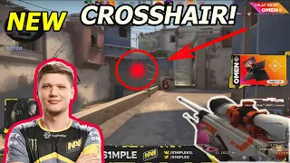 s1mple tests his NEW red dot crosshair! - Stream Highlights - CSGO FPL