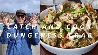 CATCH AND COOK  Dungeness Crab FEAST!!!