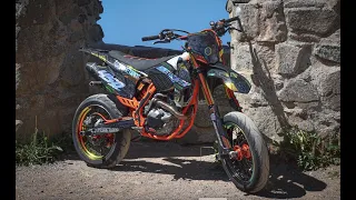 KTM Exc 450 2016 supermoto tuning project | The Ammolite!