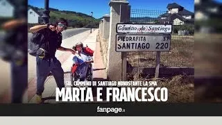 Sul cammino di Santiago con la SMA, l'avventura di Marta e Francesco