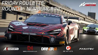 RCI TV | Friday Roulette - Round 1 - Nurburgring | PRO | Live Commentary