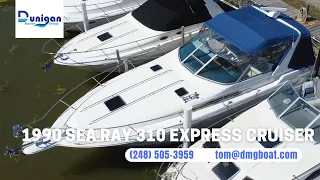 [SOLD] 1990 Sea Ray 310 Express Cruiser Virtual Video Tour