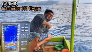 TEST FISH FINDER 650 FF+GPS!!BIG FISH CONTINUOUSLY STANDING AT NEW CORALS