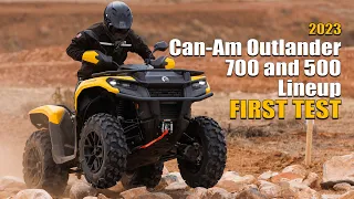 2023 Can-Am Outlander 700 and 500 First Test Review Plus 700 X MR and Outlander Pro