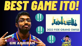 PURO BRILLIANT SACRIFICES! BEST GAME OF THE TOURNAMENT! Fide Grand Swiss 2023