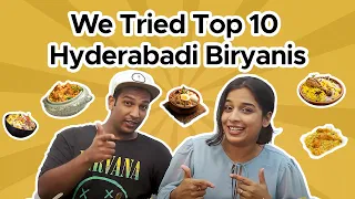 Which Is Hyderabad's Best Biryani ft. Jahnavi Dasetty | @Mahathalli | Biryani Challenge | Zomato