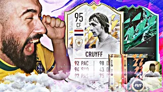 FIFA 22 : J'OUVRE MES RECOMPENSES FUT CHAMPIONS + 10 PACK 85+ X10 ET LA GROSSE ICONE TOMBE !!!