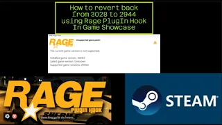 How to revert back from 3028 to 2944 using Rage PlugIn Hook In Game Showcase