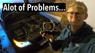 BMW E60 525d Water Pump Broke...Fixing it!