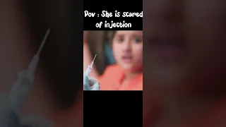 Pov: She is scared of Injection💉| #aurrisht #aurrabhatnagar #pravisht #barristerbabu #edit