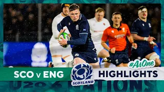 HIGHLIGHTS | Scotland v England | Under-20 Six Nations Championship 2024