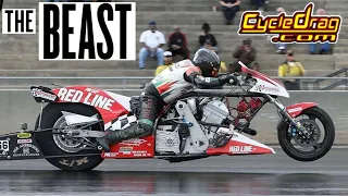 FIRST FIVE-SECOND PARALLEL TWIN? WHY THIS AMAZING TOP FUEL NITRO MOTORCYCLE IS KNOWN AS “THE BEAST”