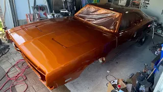 69 Charger restoration episode 22 Painting the charger