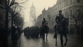 Lithuanian nationalist song "Nebeužtvenksi upės bėgimo"