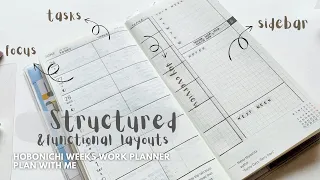 Hobonichi weeks plan with me | how to make functional planner layouts work for you | paperjoyph