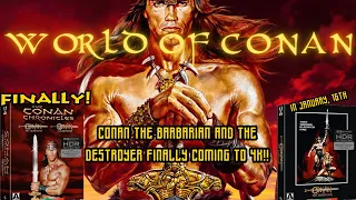 Conan the Barbarian FINALLY Coming to 4k In January!!