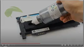 How to refill HP 117A toner cartridges