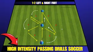 High Intensity Passing Drills Soccer