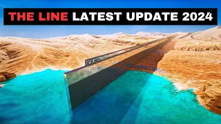 NEOM | THE LINE LATEST Construction Update 2024