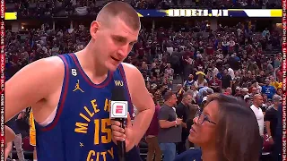 Nikola Jokic Talks Game 1 Win vs Lakers, Postgame Interview