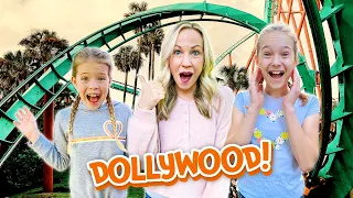 Conquering Dollywood's ROLLER COASTERS !!!