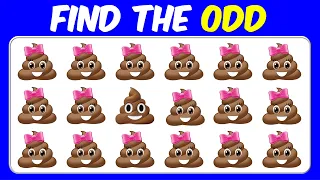 【Easy, Medium, Hard Levels】Can you Find the Odd Emoji out & Letters and numbers in 15 seconds? #96