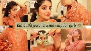 Eid ready | makeup, jewellery, hairstyle tips  for girls 💕