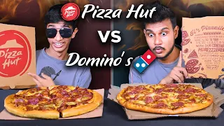 PIZZA HUT vs DOMINO'S PIZZA | PEPPERONI PIZZA | ASMR REVIEW | SRI LANKAN FOOD | Magu ASMR