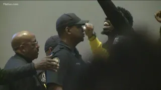 Protest interrupts Atlanta town hall meeting