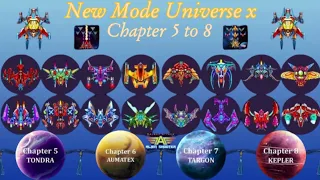🌌✨ "Galaxy Attack: Alien Shooting Universe X Mode Season 8 Chapter 5to8 Review 🚀👾by Celarosh Gaming🥇
