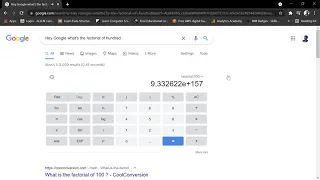 Google Assistant | Factorial of 100 | Hilarious response #google #factorial #short #youtubeshort