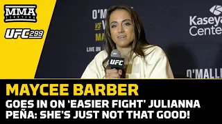 Maycee Barber Rips Easy Fight Julianna Pena, Boring Erin Blanchfield | UFC 299