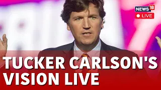 Tucker Carlson Speaks At A Session ‘Tucker Carlson's Vision | World Governments Summit Dubai | N18L