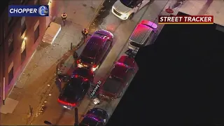 Officers swarm vehicle as police chase ends in Philadelphia; suspects in custody