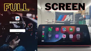 Coding Full Screen Carplay with Bimmercode