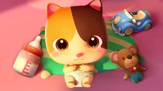 Don't Cry, Baby Kitten | Cute Pet Kitten Care | Christmas Song | BabyBus Cartoon