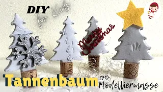 Tannenbaum aus Modelliermasse | Weihnachtszeit | DIY Weihnachtsdeko