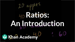 Introduction to ratios | Ratios, proportions, units, and rates | Pre-Algebra | Khan Academy